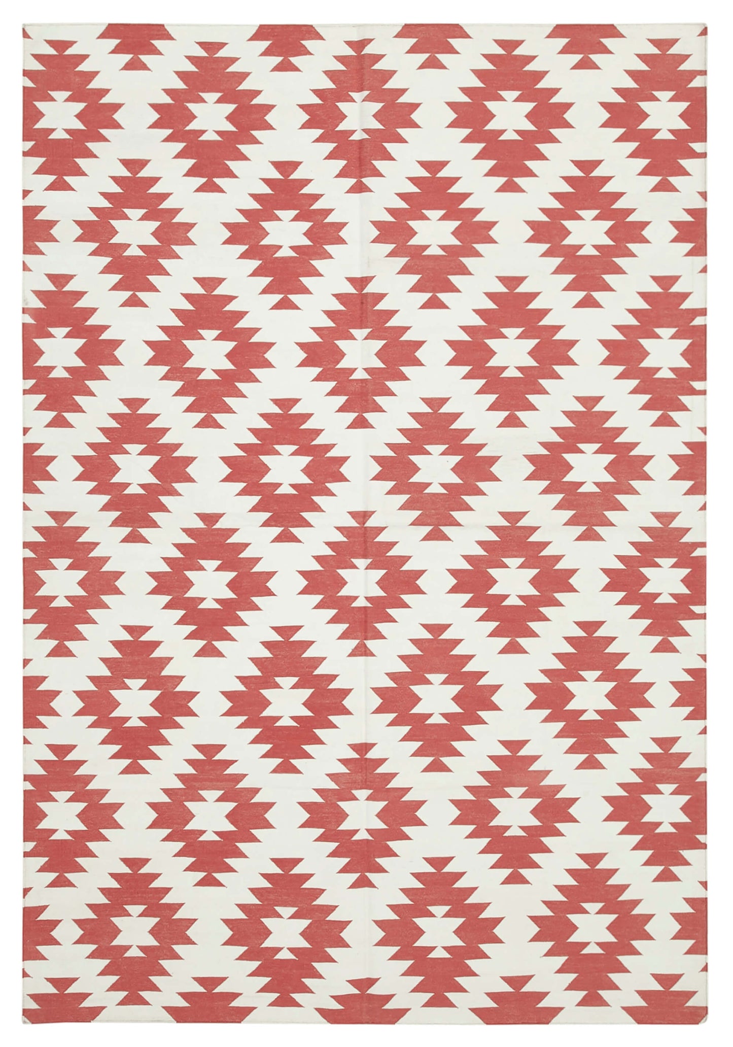 6x9 Red Dhurrie Rug - 32402