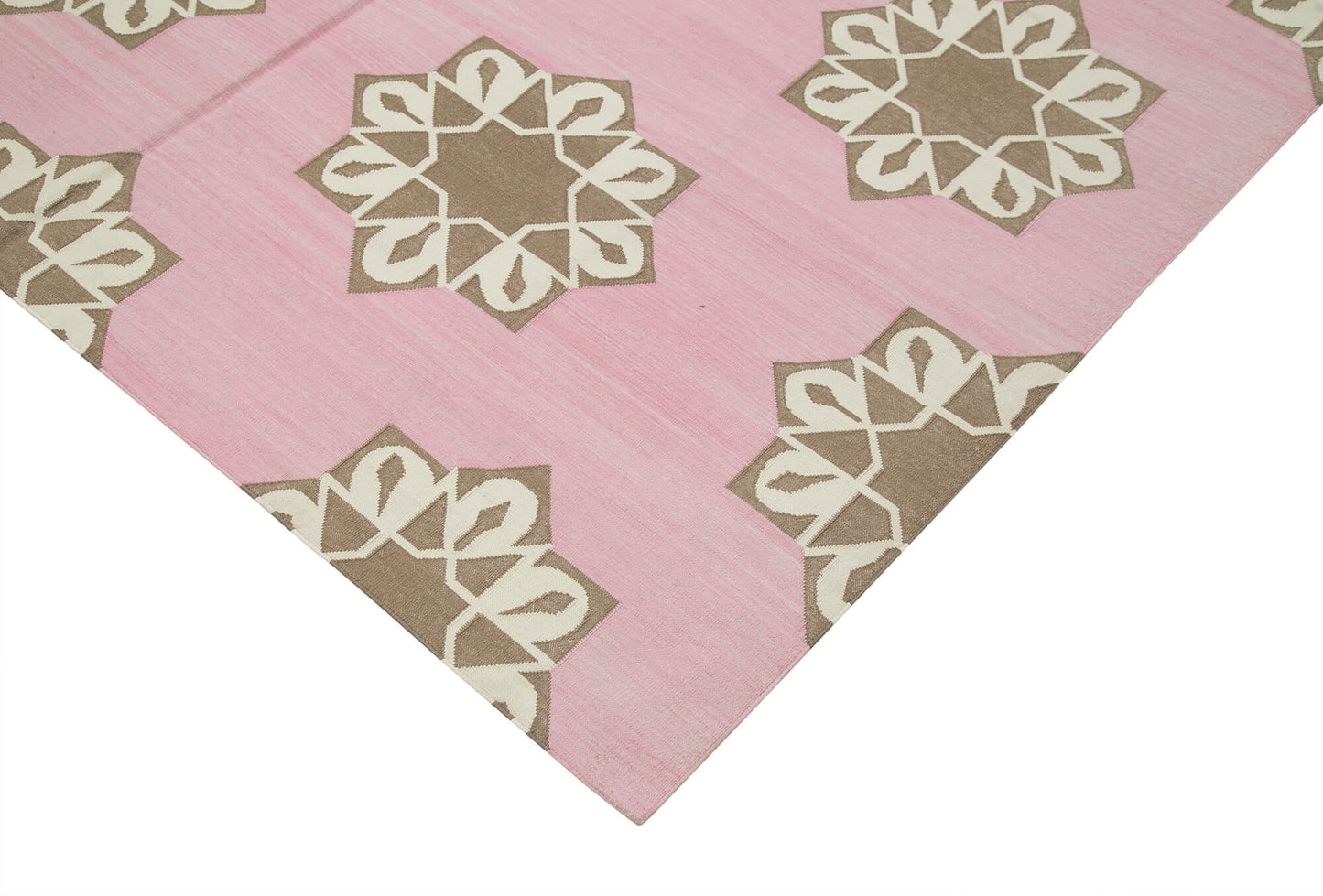 6x9 Pink Dhurrie Rug - 32403