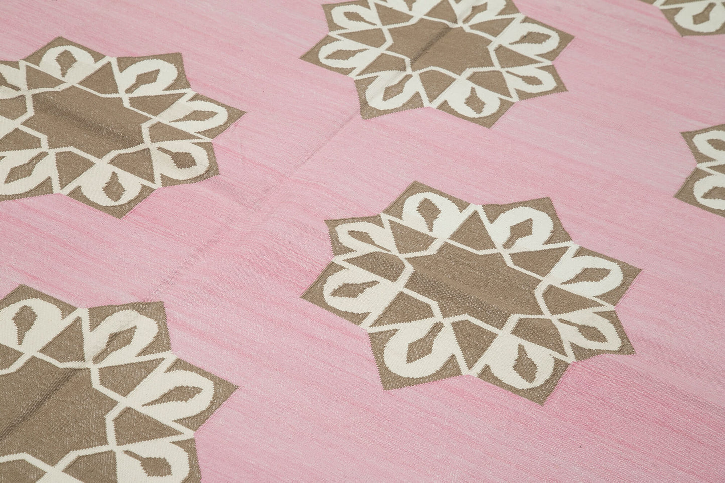 6x9 Pink Dhurrie Rug - 32403