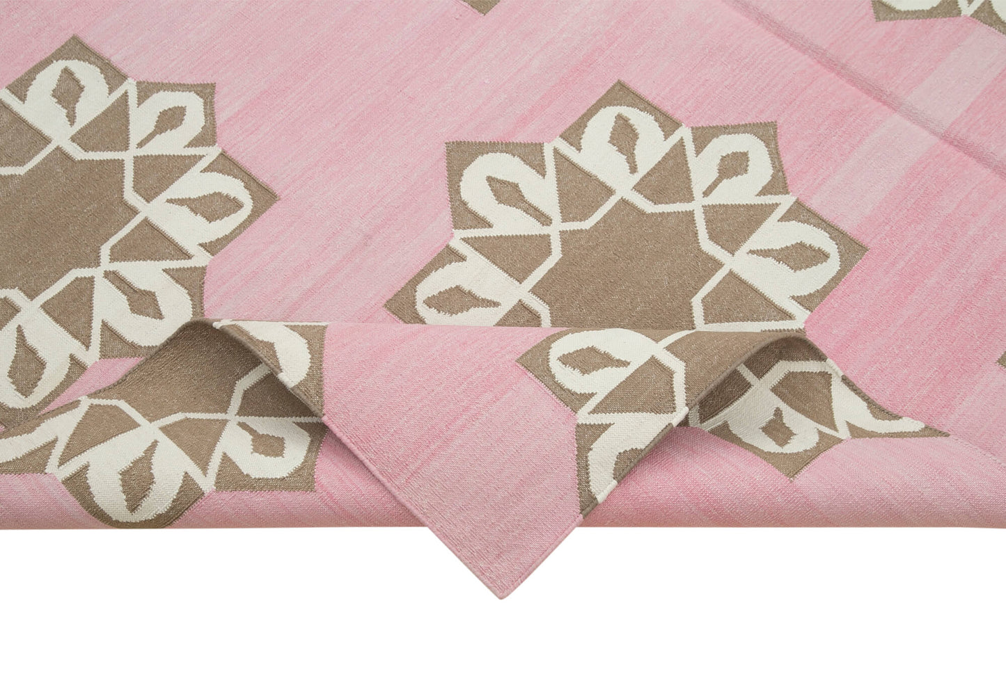 6x9 Pink Dhurrie Rug - 32403