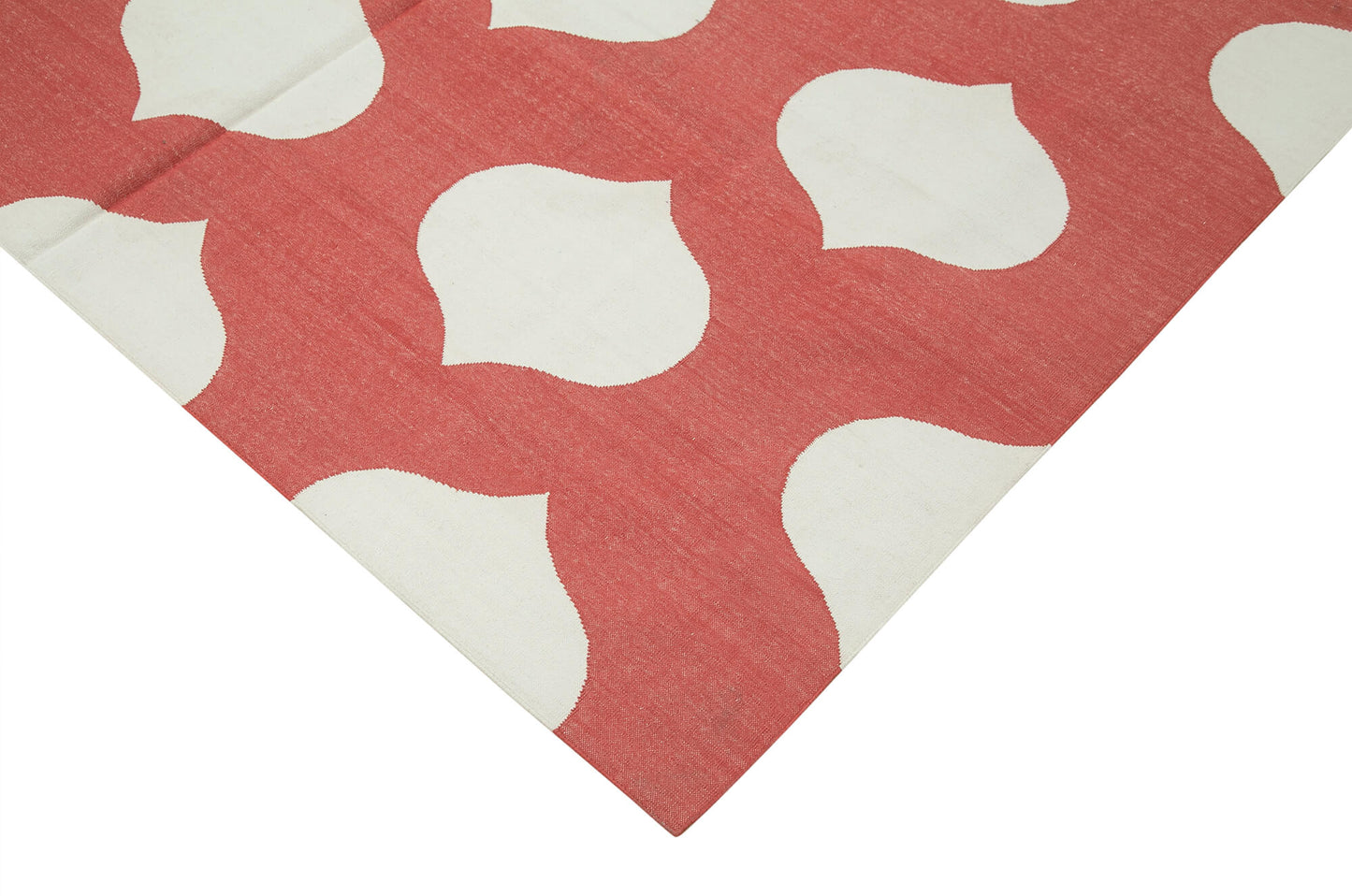 6x9 Red Dhurrie Rug - 32405