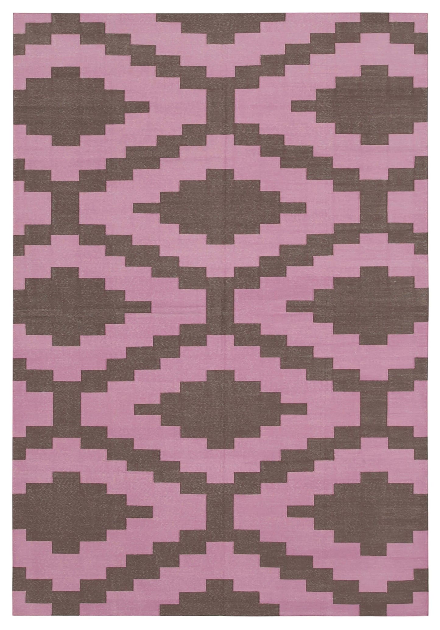 6x9 Brown Dhurrie Rug - 32410