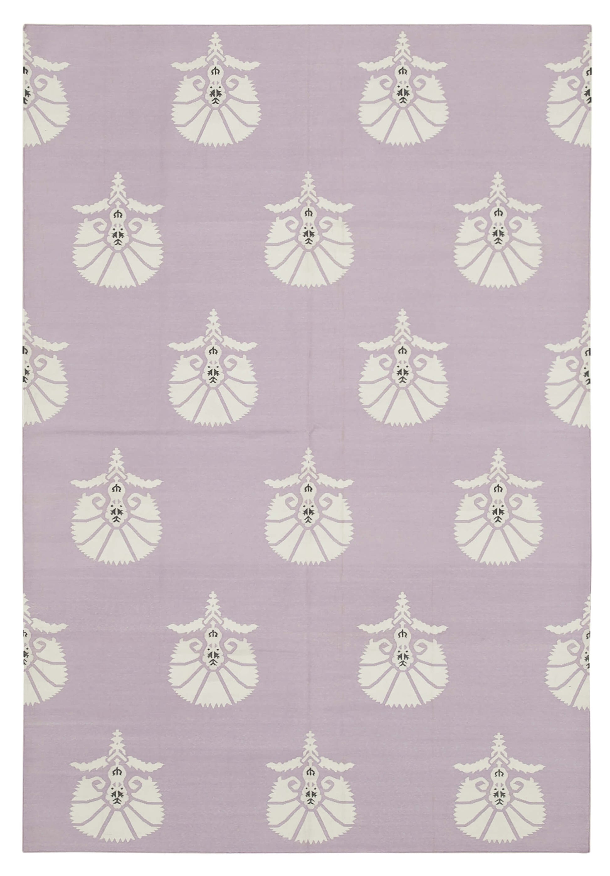 6x9 Purple Dhurrie Rug - 32411