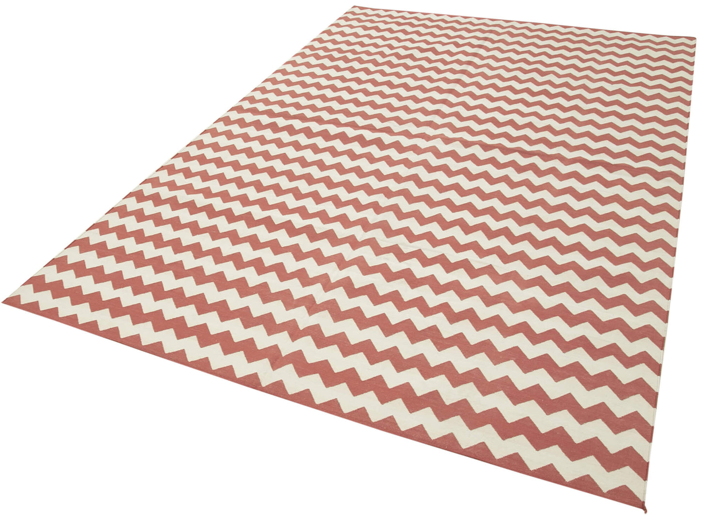 6x9 Red Dhurrie Rug - 32413