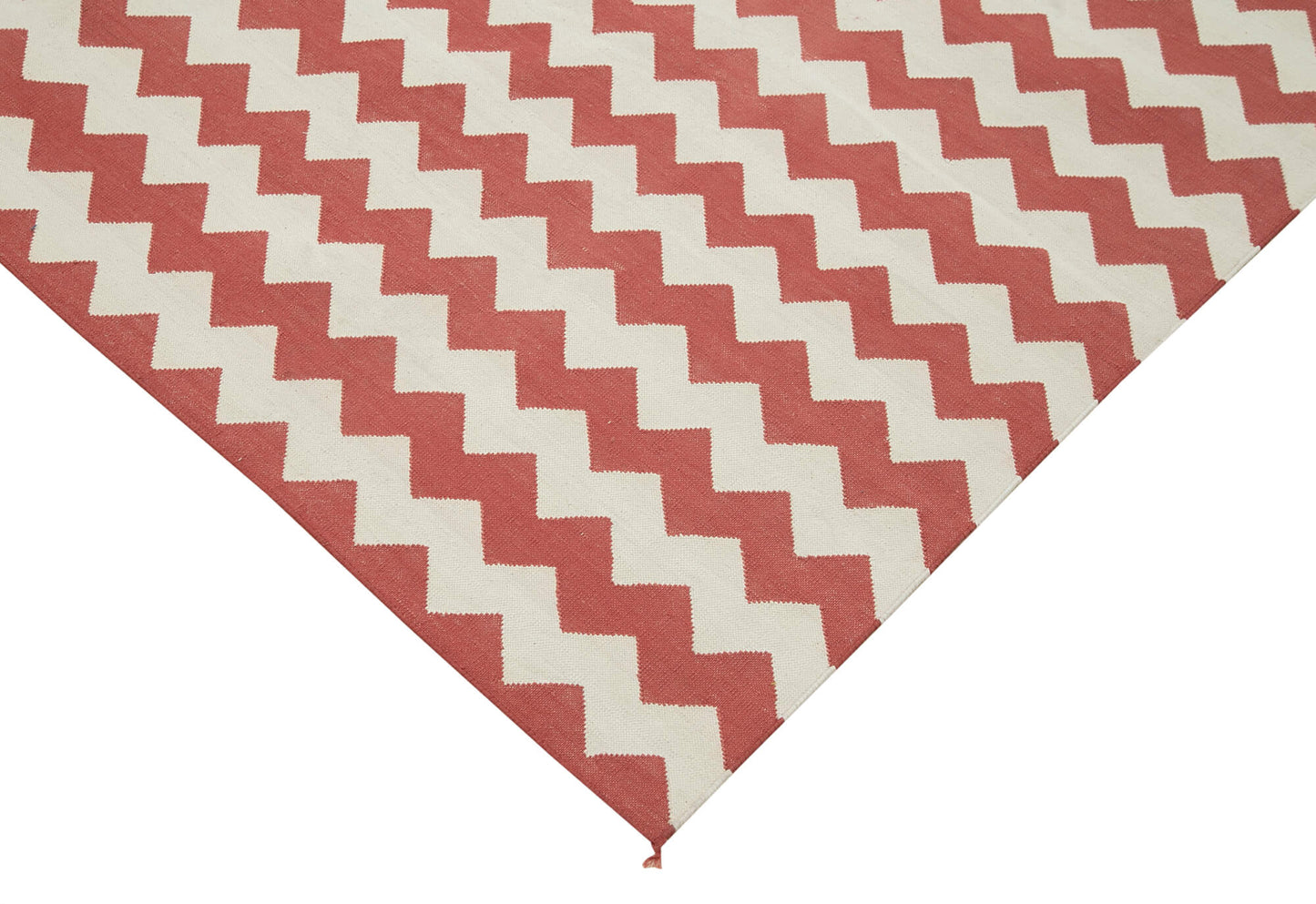 6x9 Red Dhurrie Rug - 32413