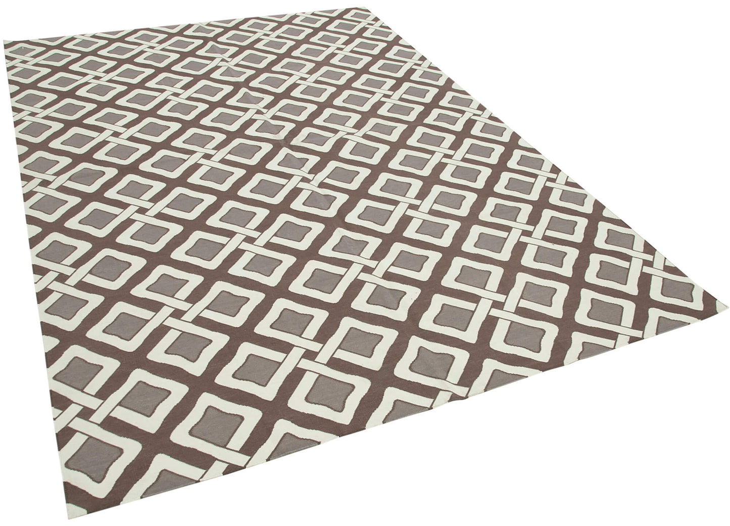 6x9 Brown Dhurrie Rug - 32420