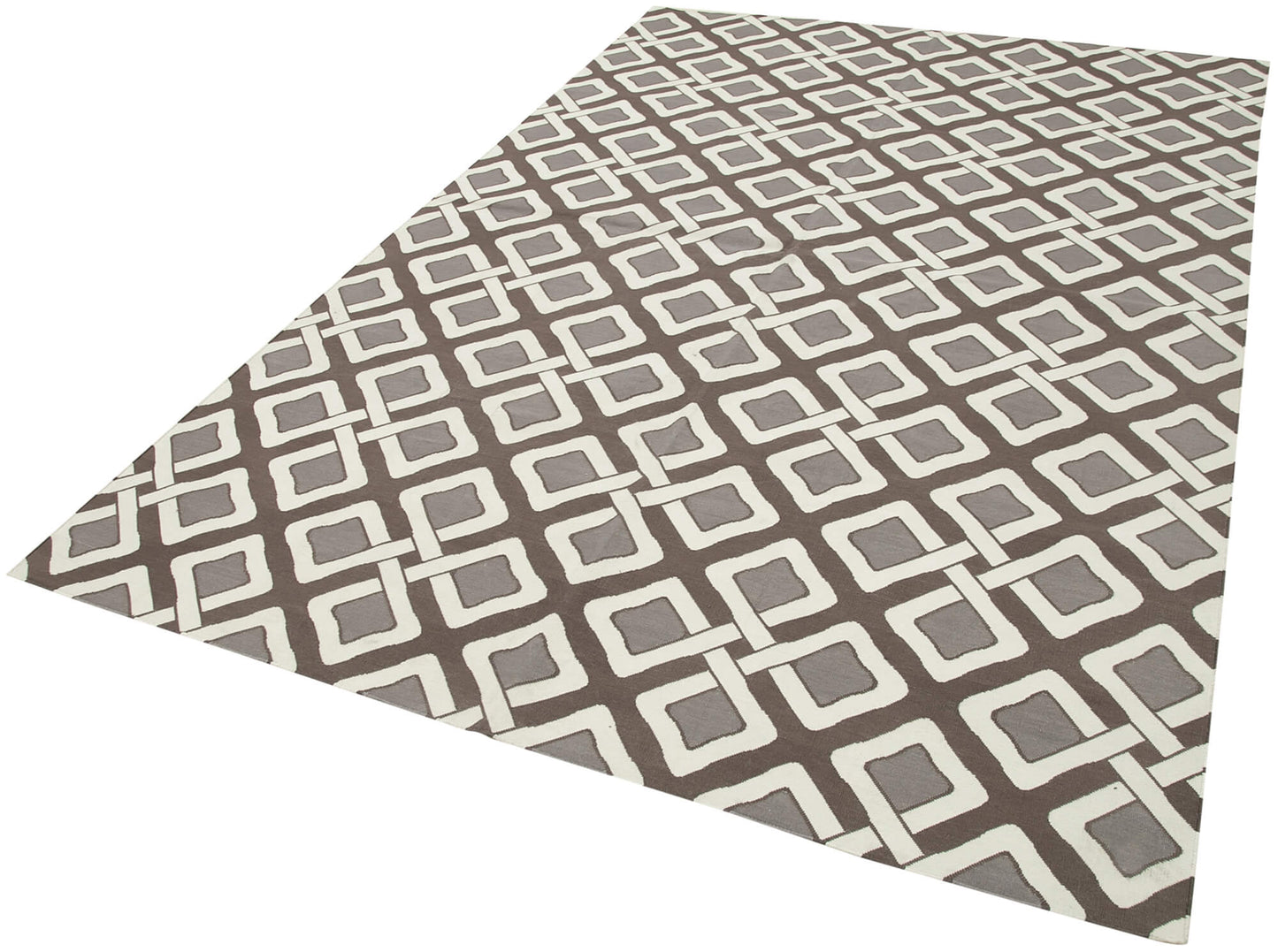 6x9 Brown Dhurrie Rug - 32420