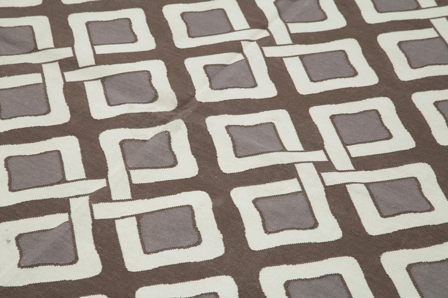 6x9 Brown Dhurrie Rug - 32420