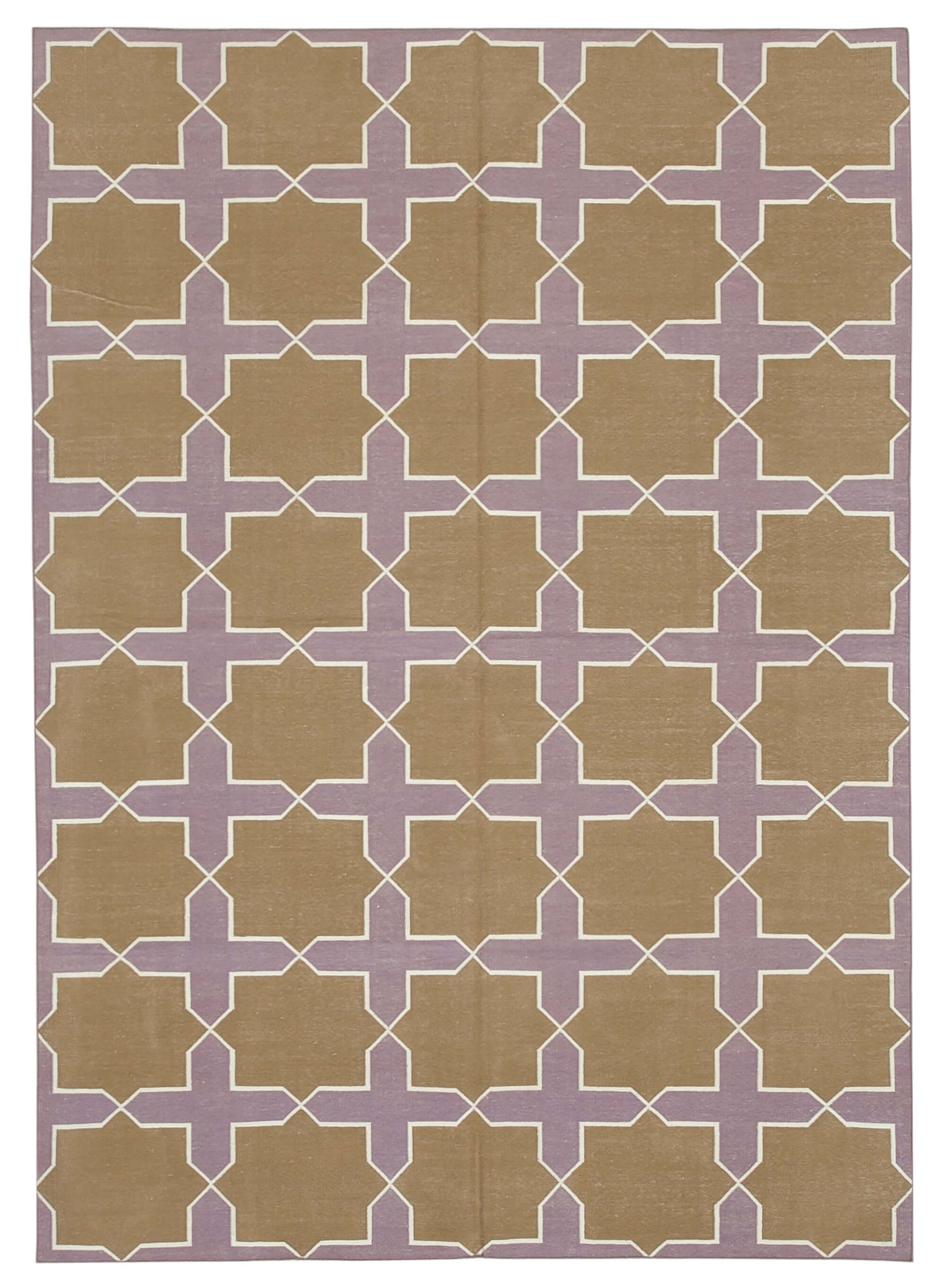 6x9 Brown Dhurrie Rug - 32422