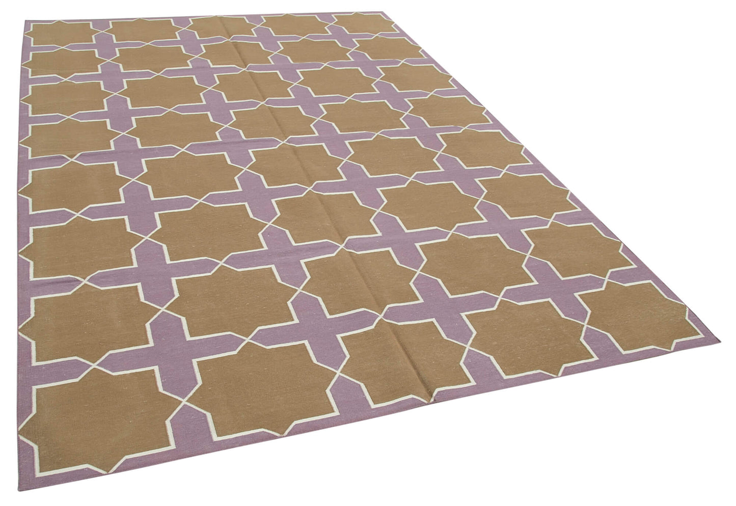 6x9 Brown Dhurrie Rug - 32422