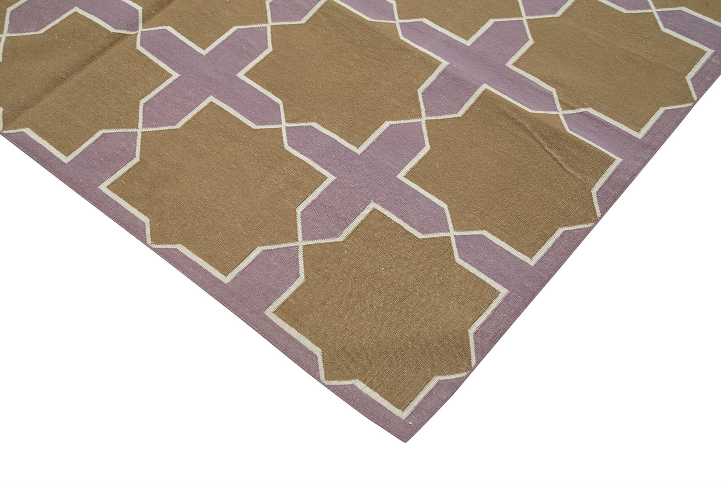 6x9 Brown Dhurrie Rug - 32422