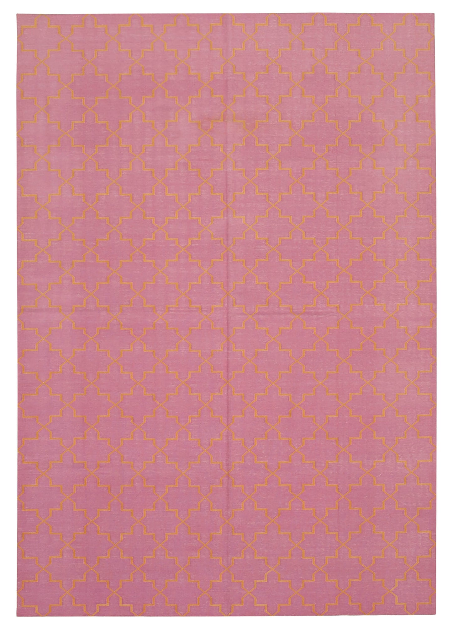 6x9 Pink Dhurrie Rug - 32423