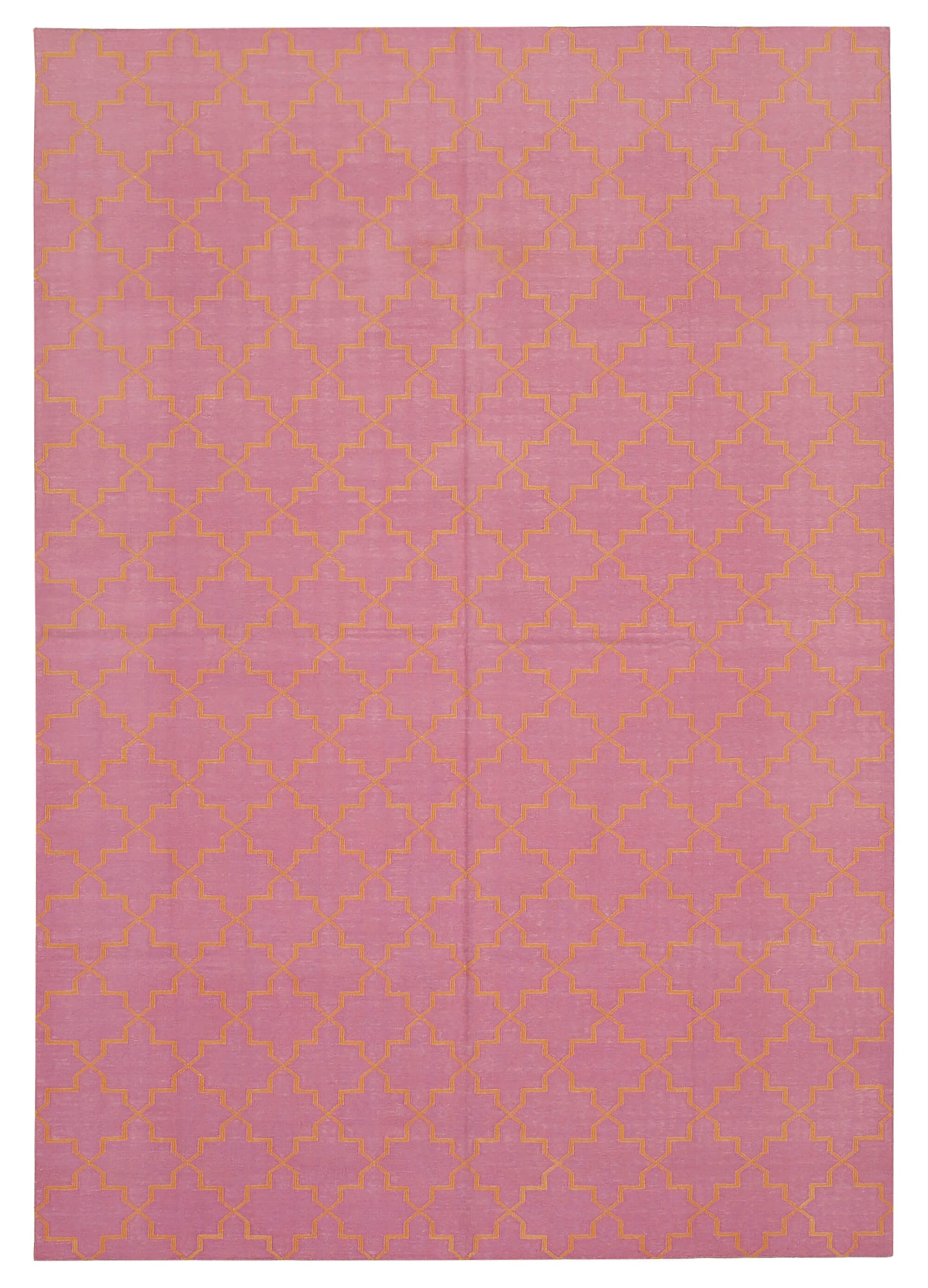 6x9 Pink Dhurrie Rug - 32423