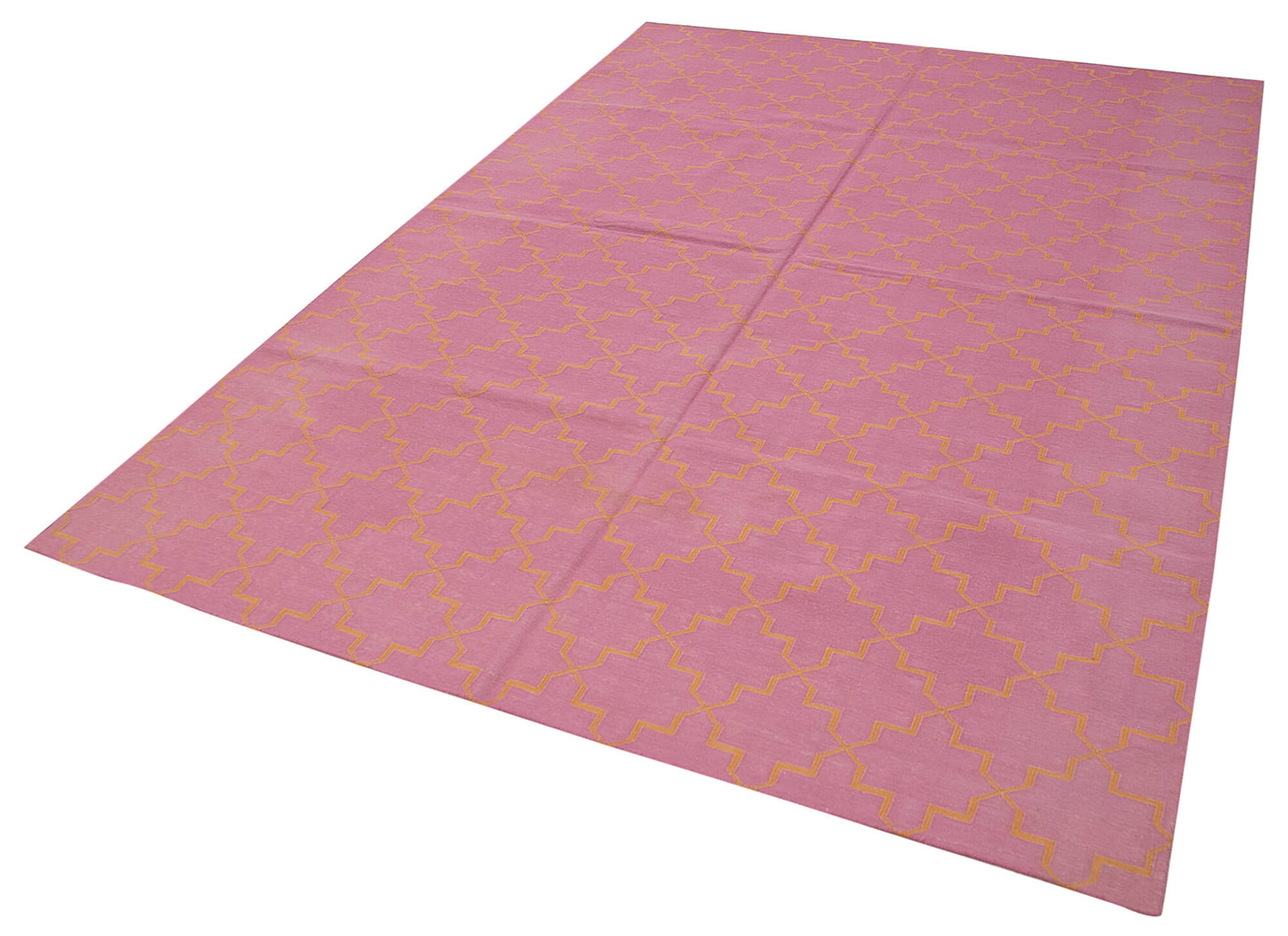 6x9 Pink Dhurrie Rug - 32423