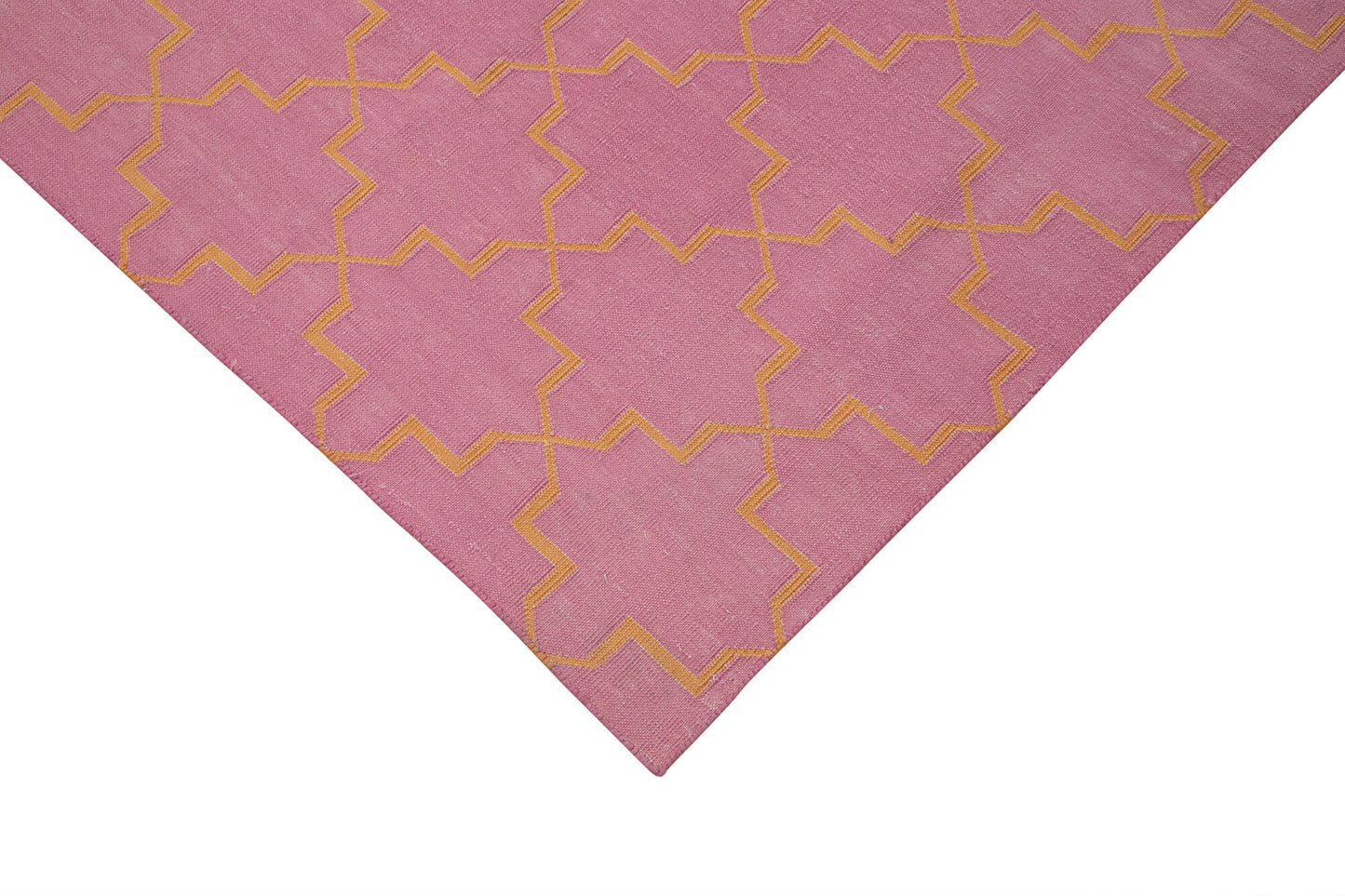 6x9 Pink Dhurrie Rug - 32423