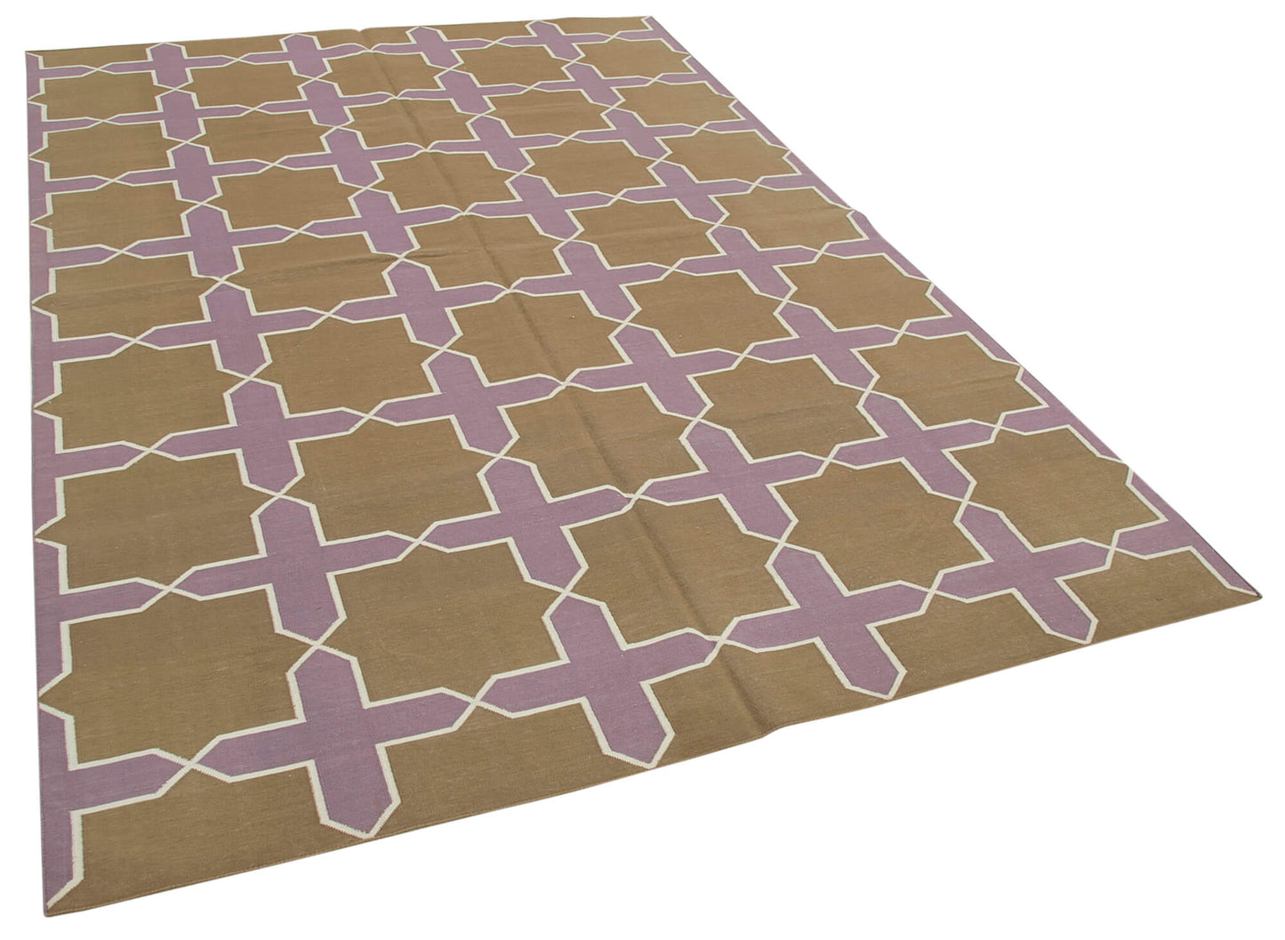 6x9 Brown Dhurrie Rug - 32424