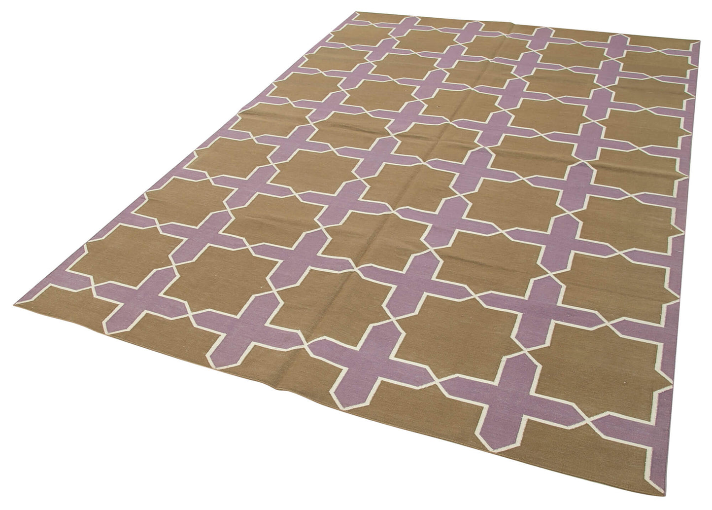 6x9 Brown Dhurrie Rug - 32424