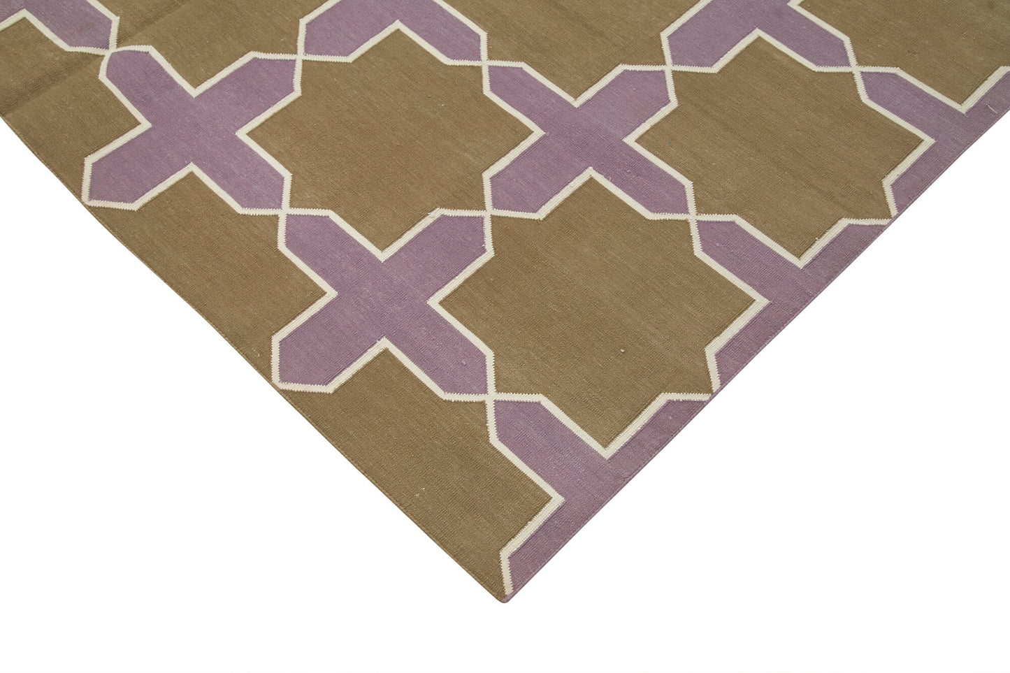 6x9 Brown Dhurrie Rug - 32424