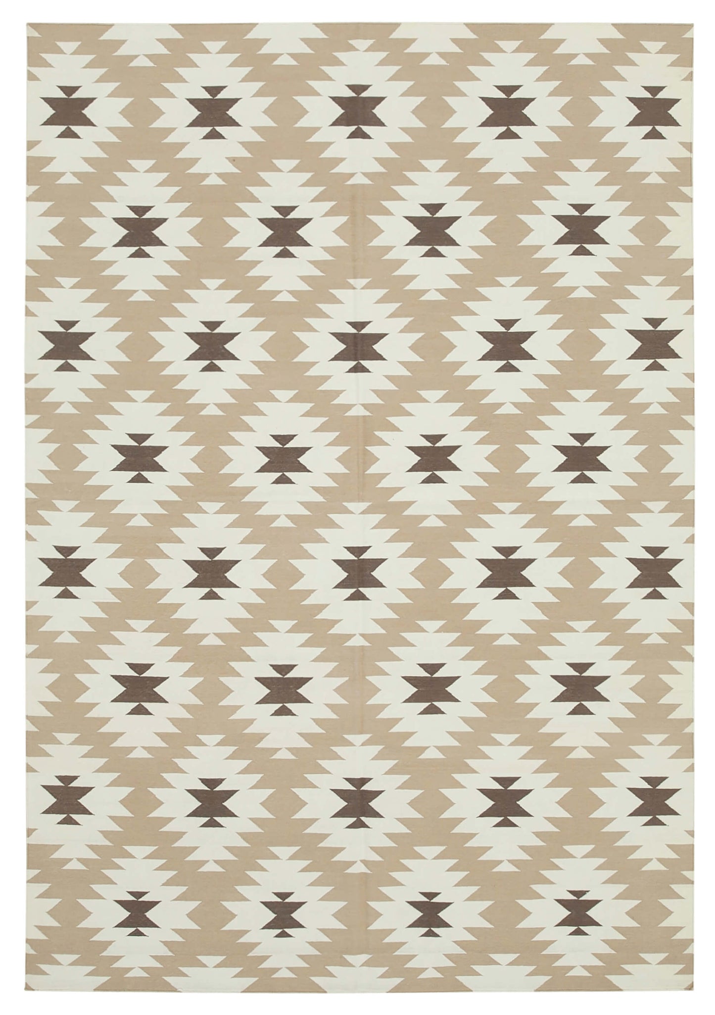 6x9 Brown Dhurrie Rug - 32426