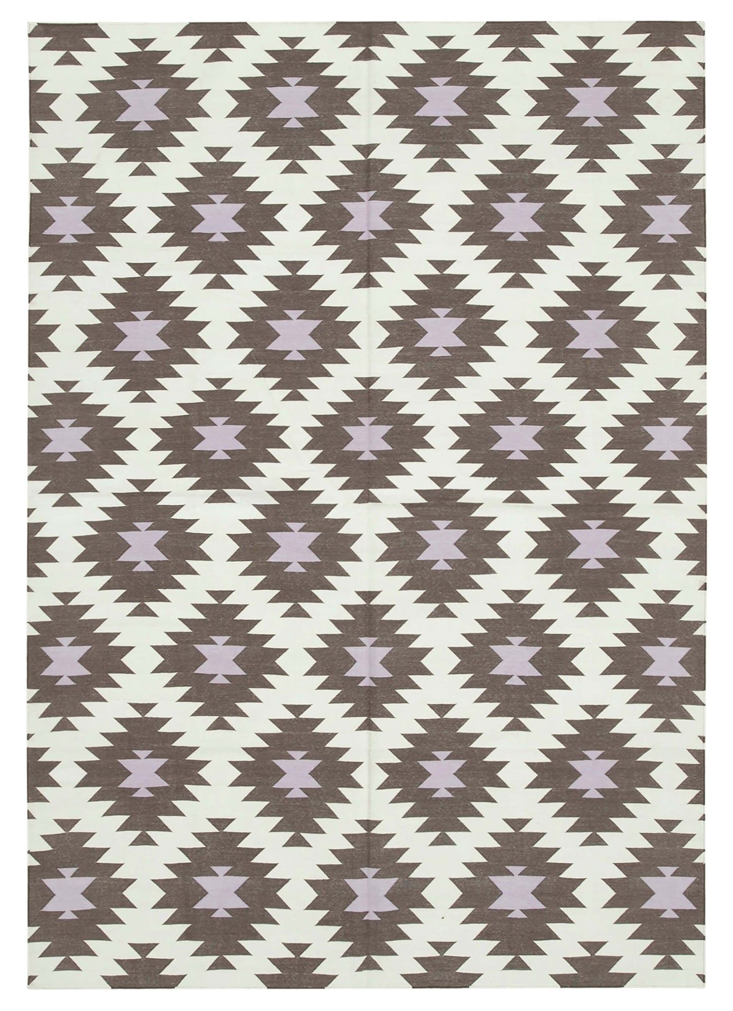 6x9 Brown Dhurrie Rug - 32430