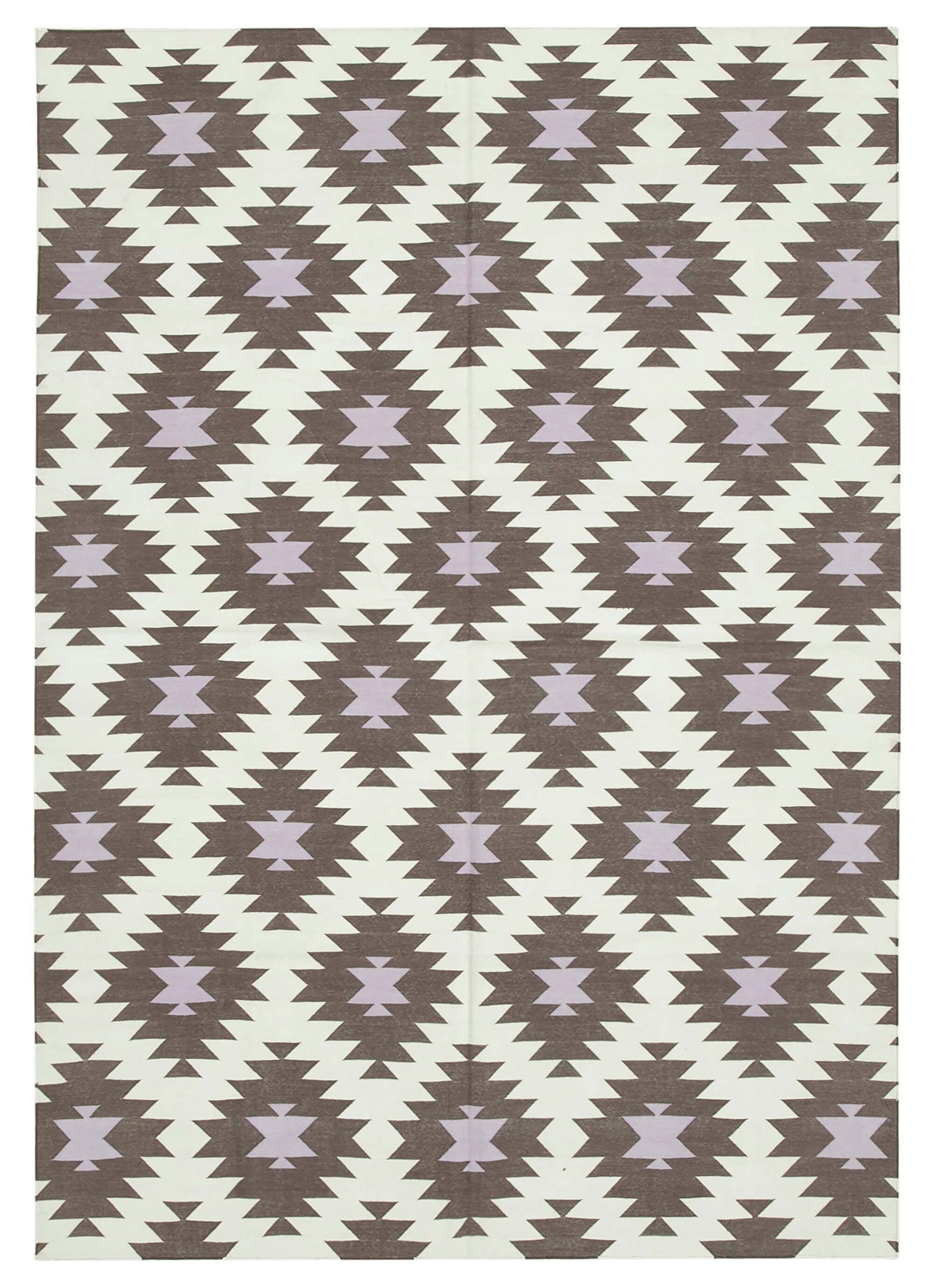 6x9 Brown Dhurrie Rug - 32430