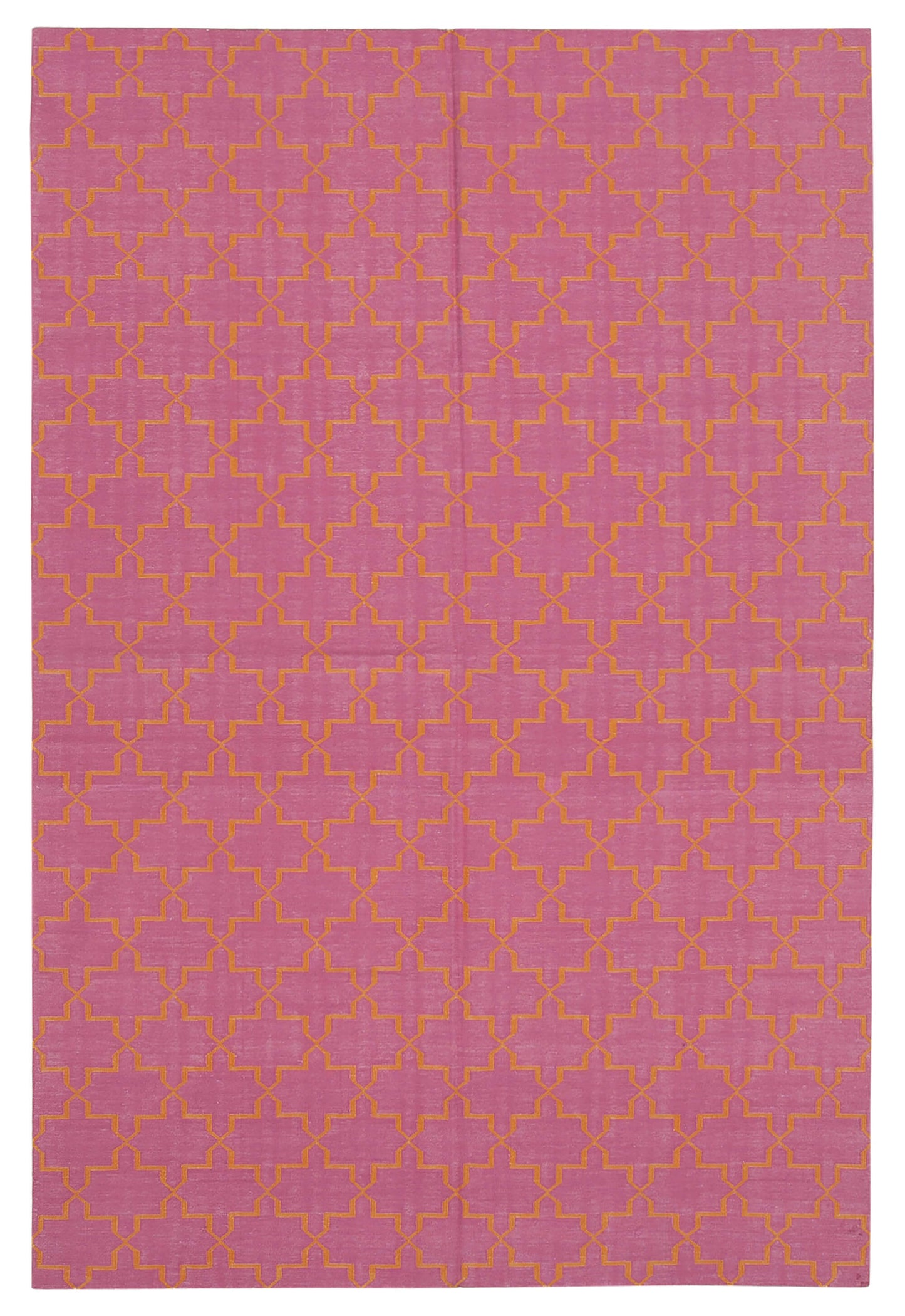 6x9 Pink Dhurrie Rug - 32431