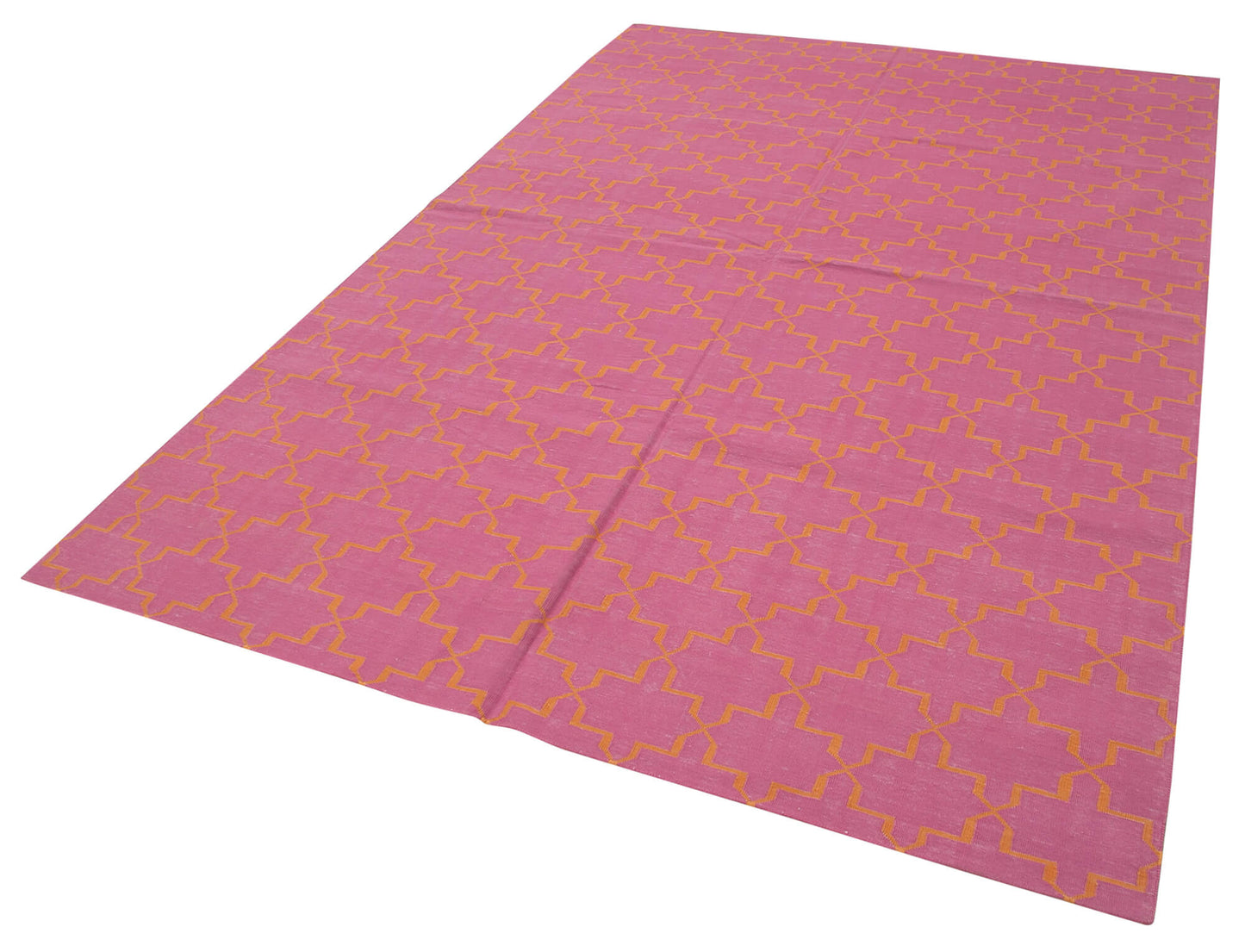 6x9 Pink Dhurrie Rug - 32431