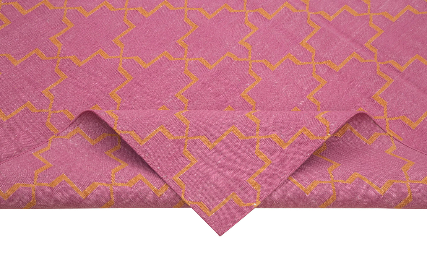 6x9 Pink Dhurrie Rug - 32431