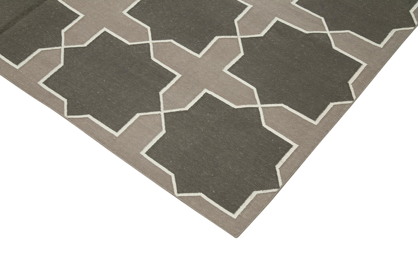 6x9 Brown Dhurrie Rug - 32435