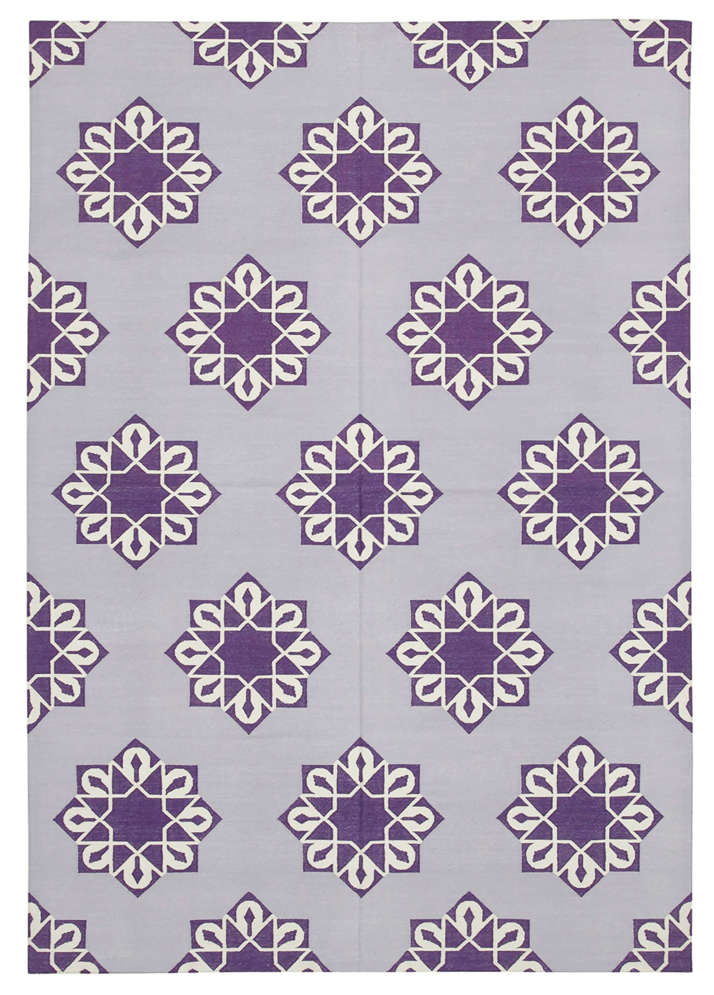 6x9 Purple Dhurrie Rug - 32437