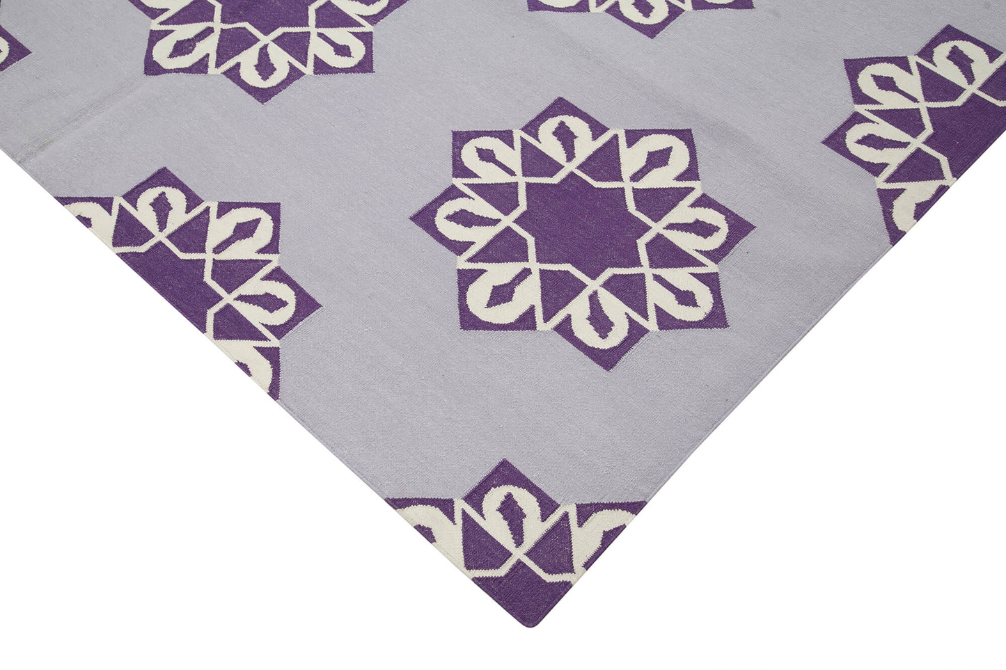 6x9 Purple Dhurrie Rug - 32437