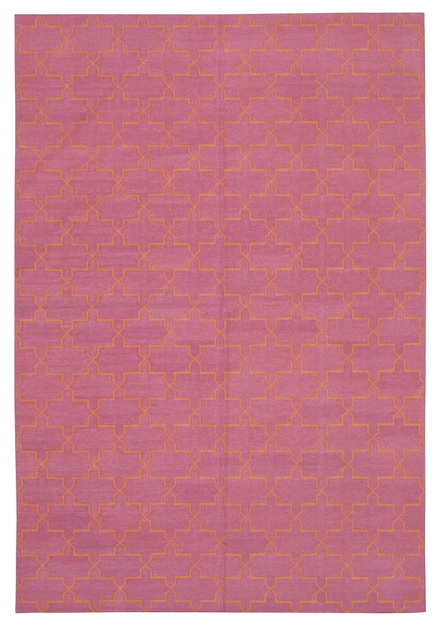 6x9 Pink Dhurrie Rug - 32439