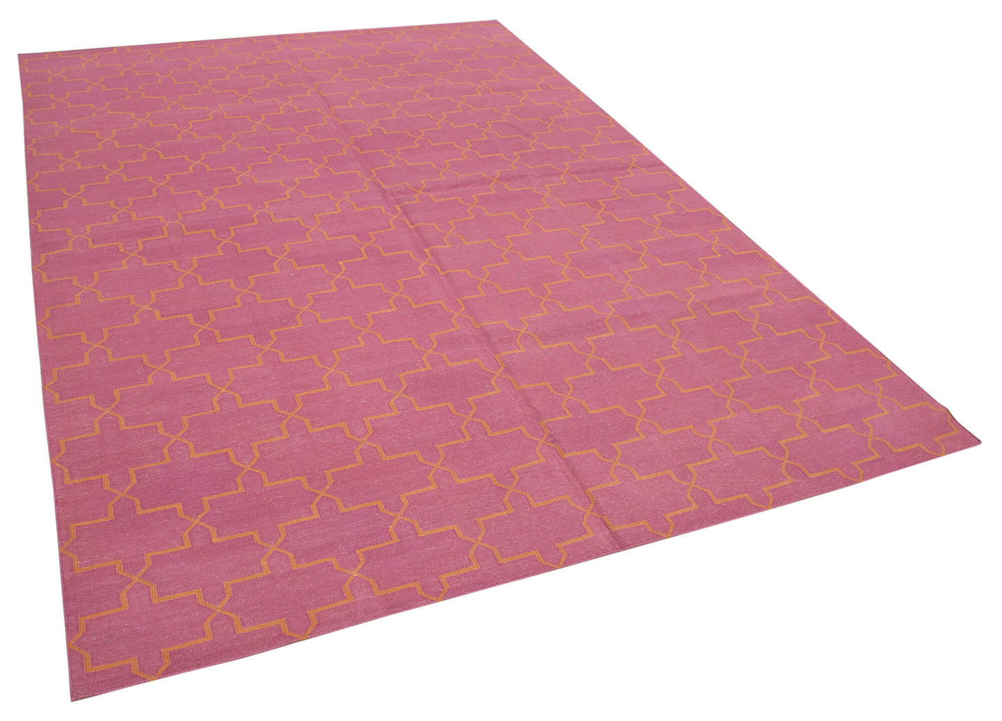 6x9 Pink Dhurrie Rug - 32439