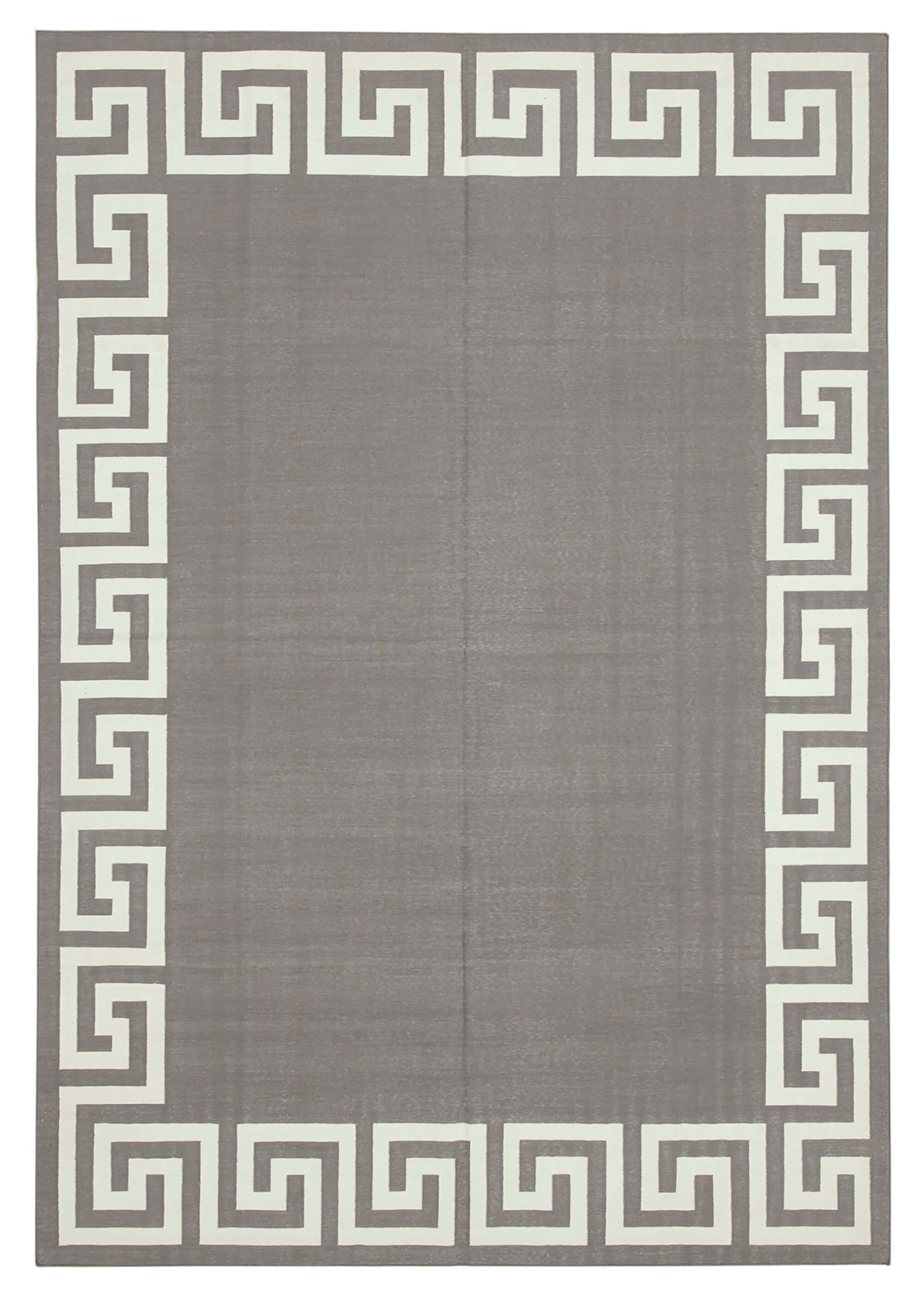 6x9 Grey Dhurrie Rug - 32444