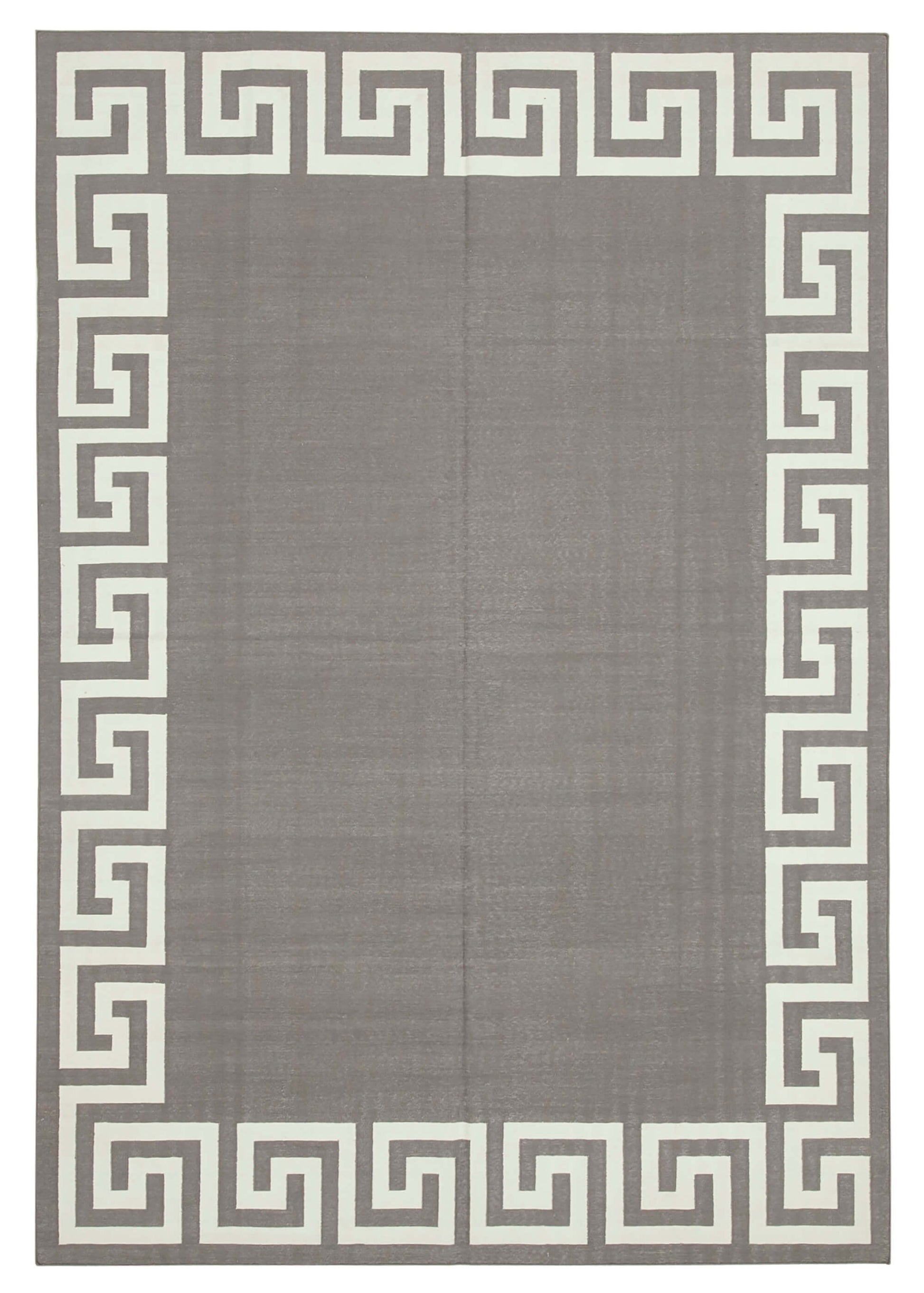 6x9 Grey Dhurrie Rug - 32444