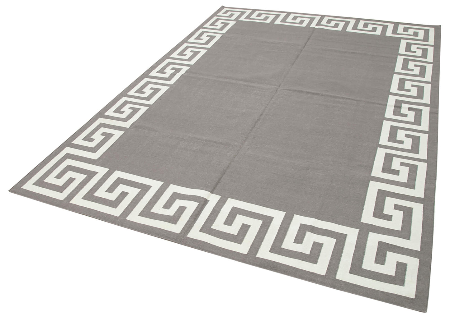 6x9 Grey Dhurrie Rug - 32444