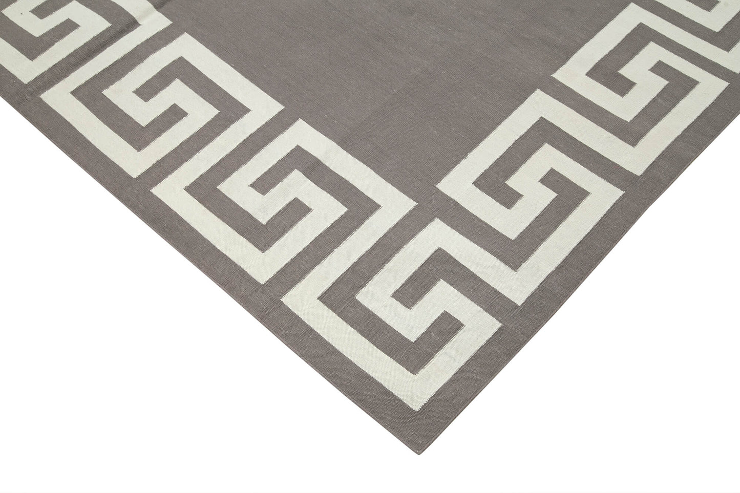 6x9 Grey Dhurrie Rug - 32444