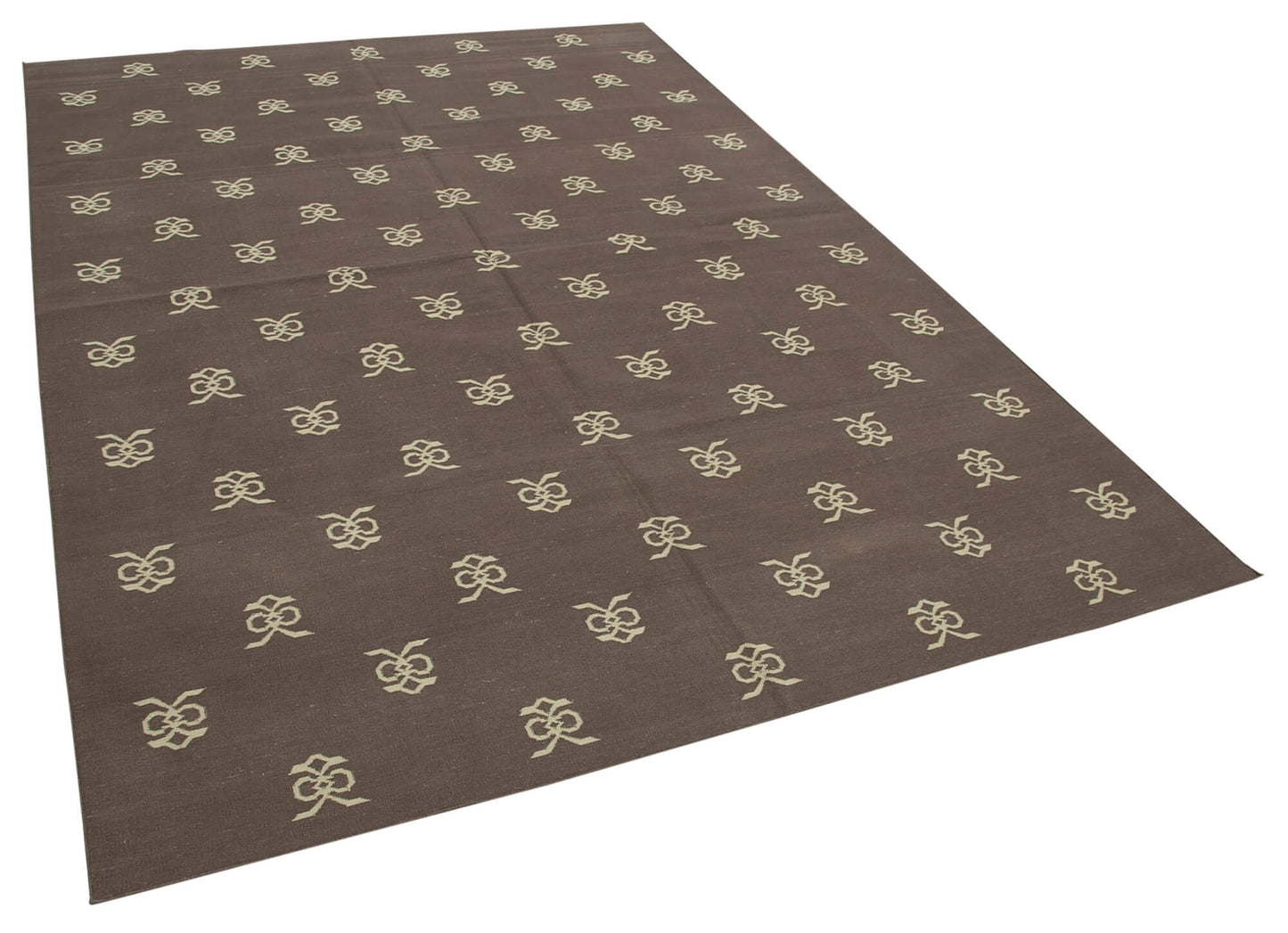 6x9 Brown Dhurrie Rug - 32446