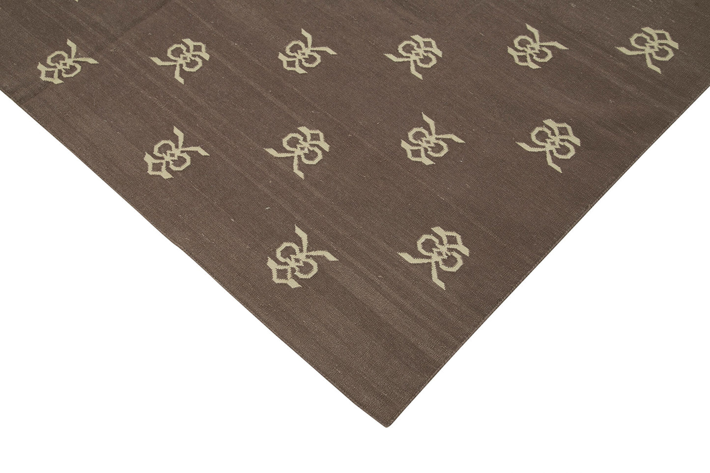 6x9 Brown Dhurrie Rug - 32446