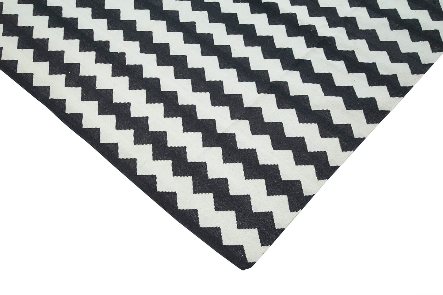 10x14 Black Dhurrie Rug - 32451