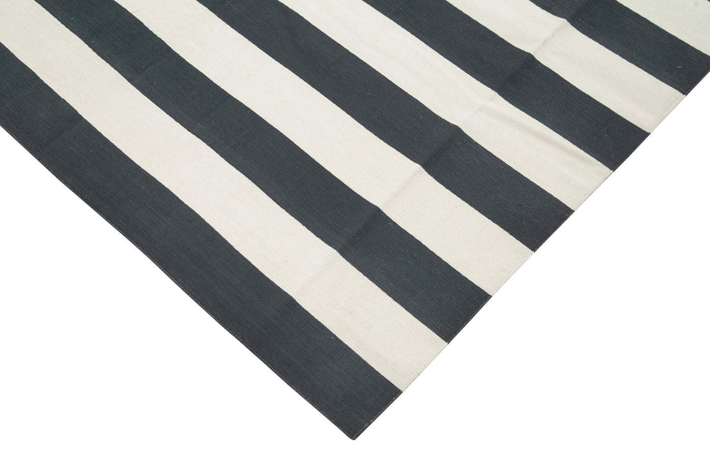 10x14 Black Dhurrie Rug - 32452