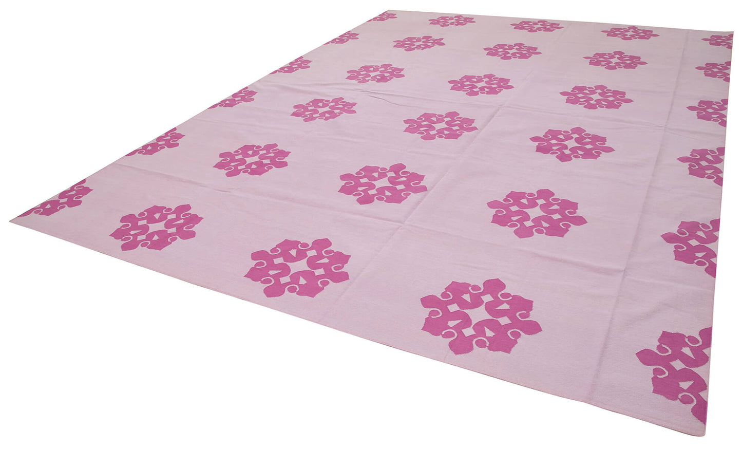 10x14 Pink Dhurrie Rug - 32453