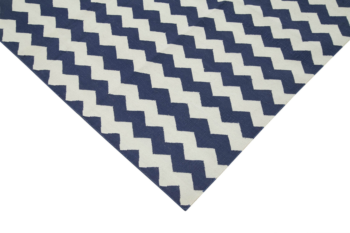 10x14 Blue Dhurrie Rug - 32457