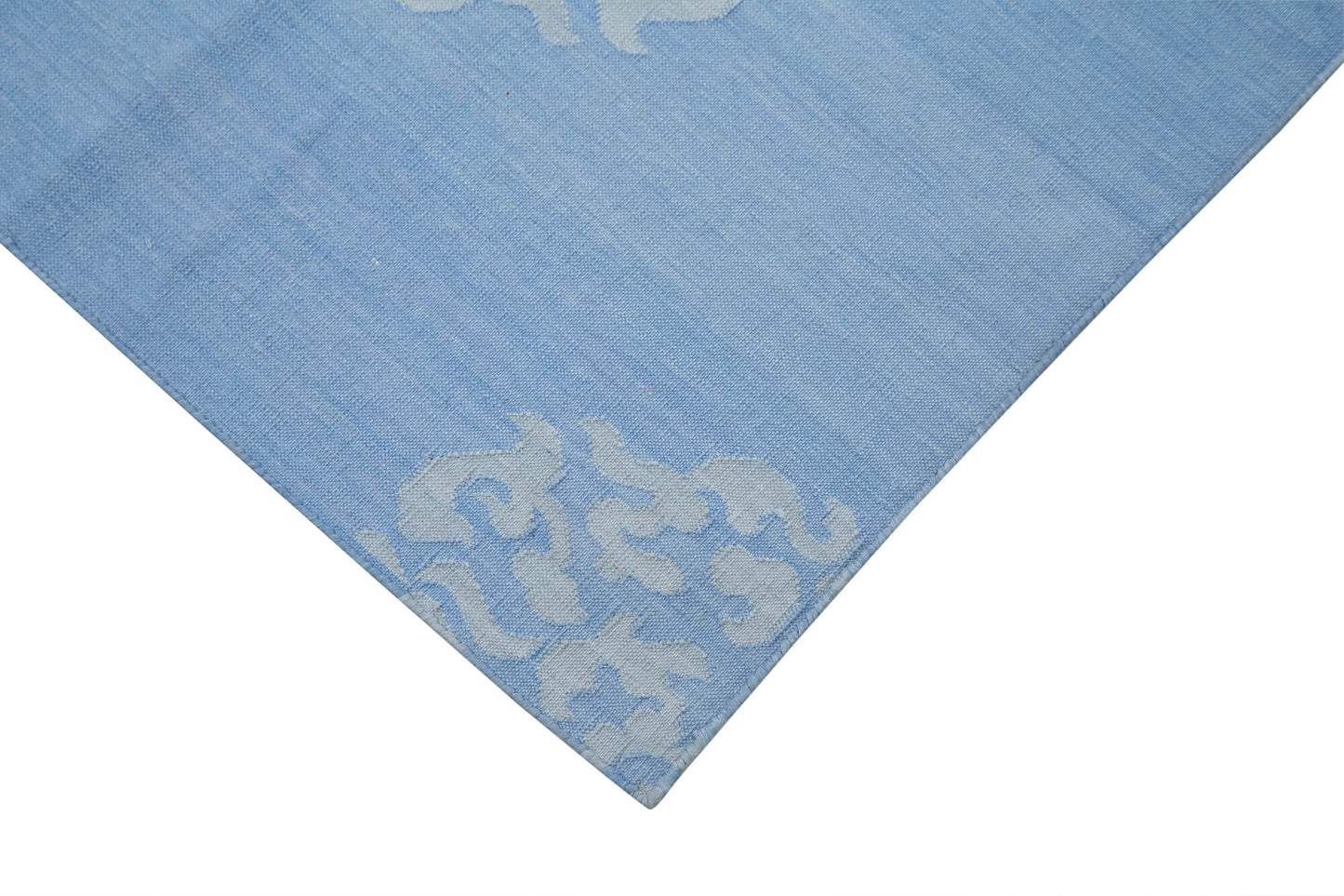 10x14 Blue Dhurrie Rug - 32459