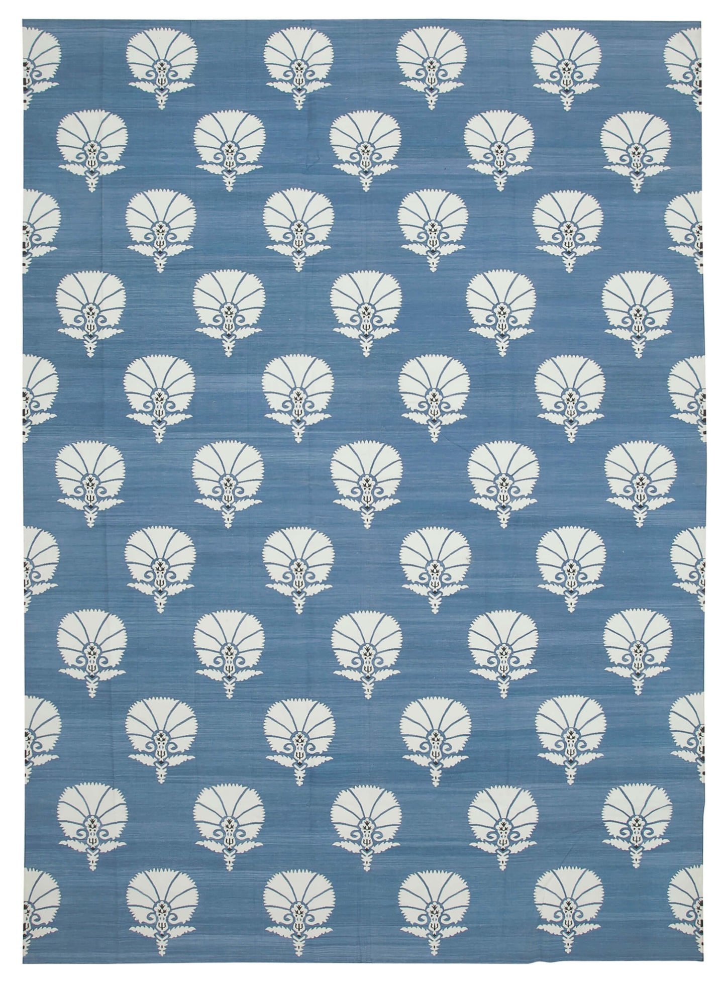 10x14 Blue Dhurrie Rug - 32467