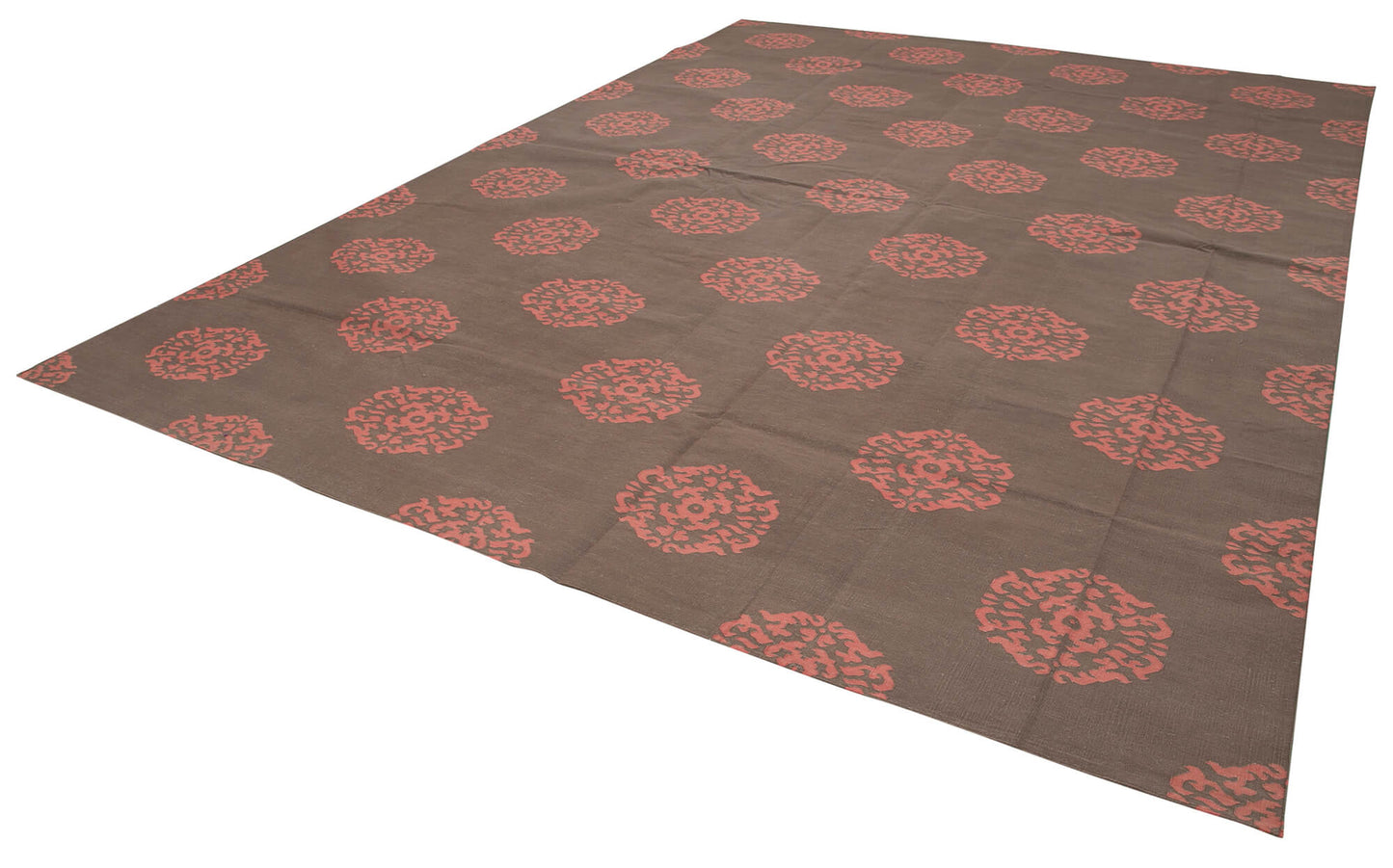 10x14 Brown Dhurrie Rug - 32469