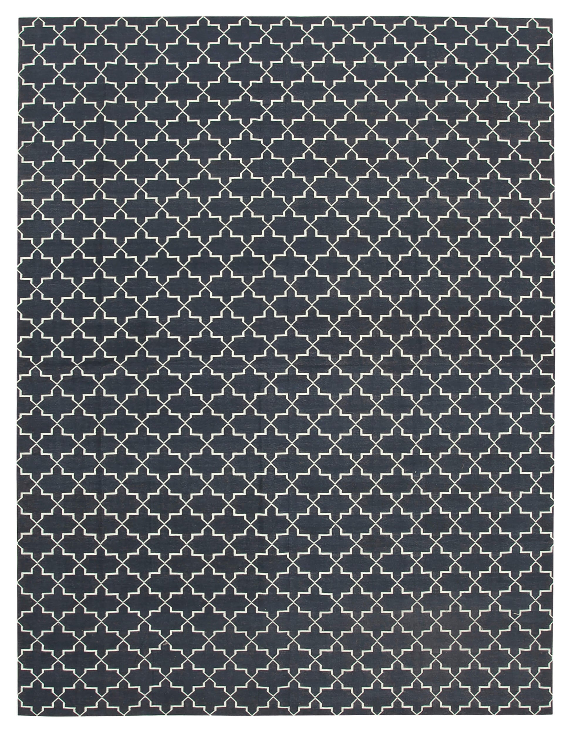 9x12 Black Dhurrie Rug - 32471