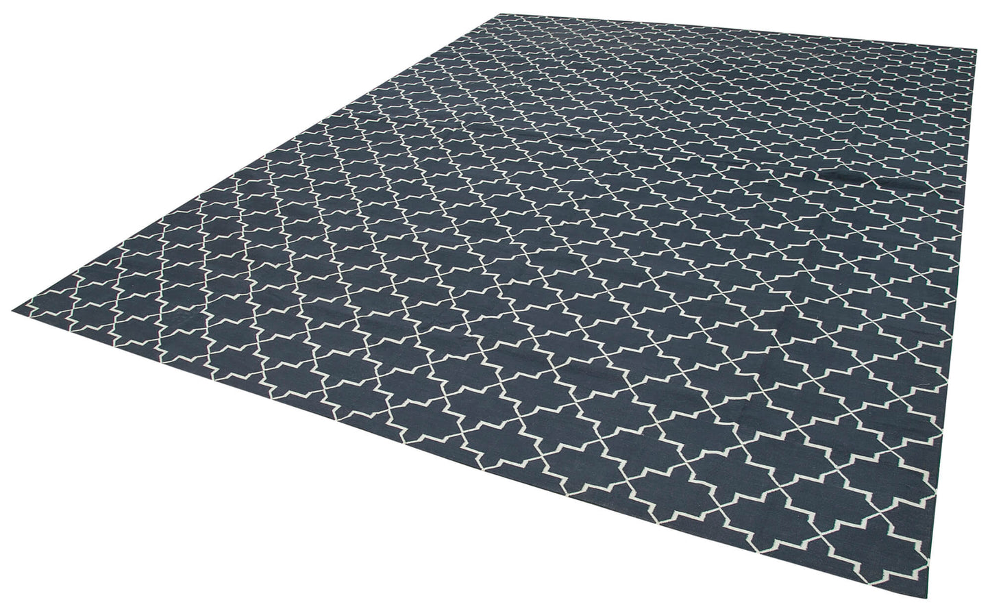 9x12 Black Dhurrie Rug - 32471