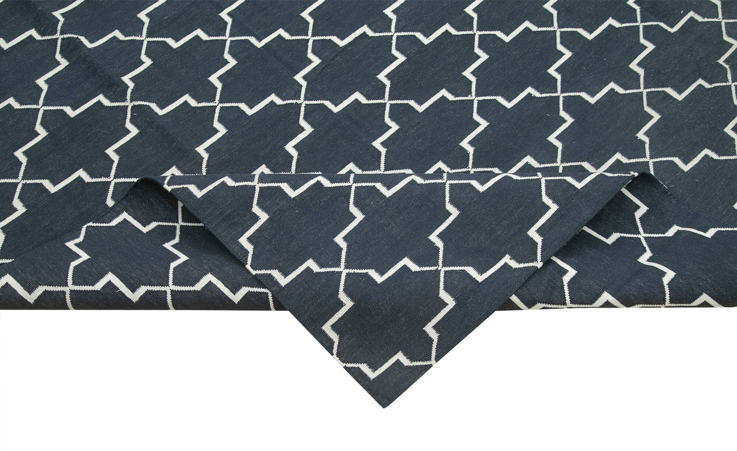 9x12 Black Dhurrie Rug - 32471