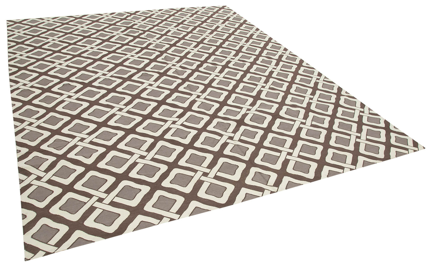 8x10 Brown Dhurrie Rug - 32476